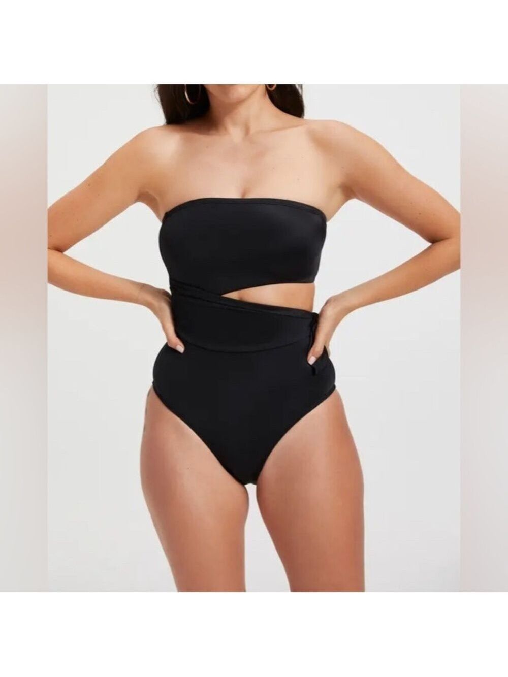Good American Cutout One-Piece Swimsuit